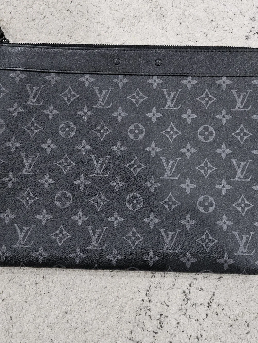 Louis Vuitton Monogram Eclipse Canvas Pochette Jour NM